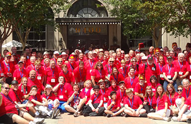 Group photo at Culver Hotel